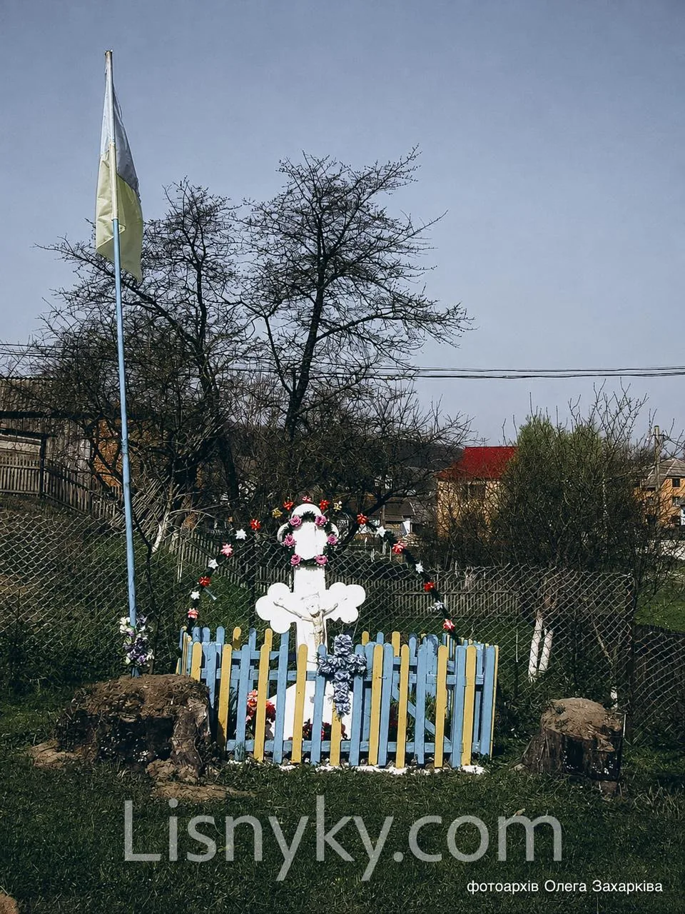 Пам'ятний хрест 1848 року на честь скасування панщини у селі Лісники